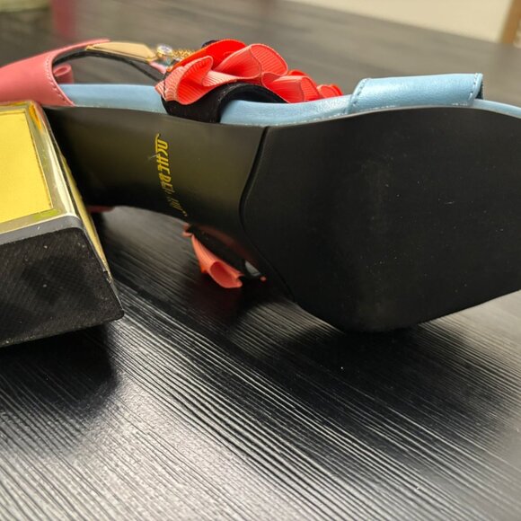 Colorful High Heel Sandals – EU 39 / US 8.5–9 – Worn Once – Bold & Trendy - Picture 4 of 5
